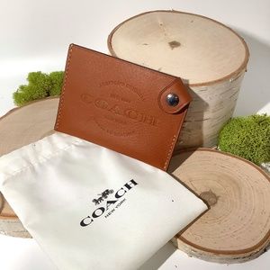 COACH Brown Leather Skinny ID | Card Case